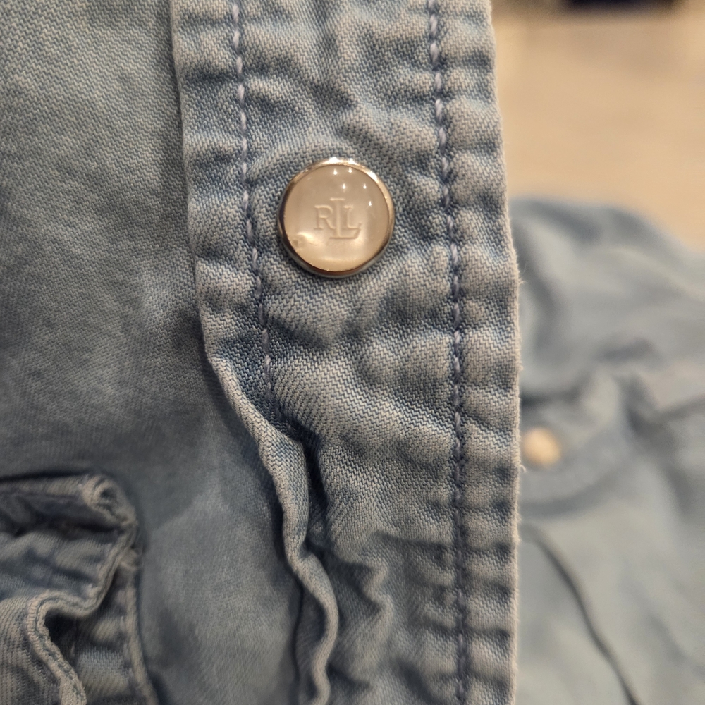 Lauren Ralph Lauren Chambray Shirt - Picture 3 of 4